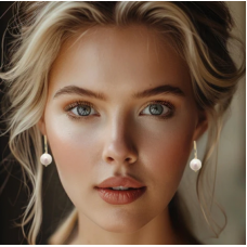 Den Dainty Pearl Earrings Gold112233